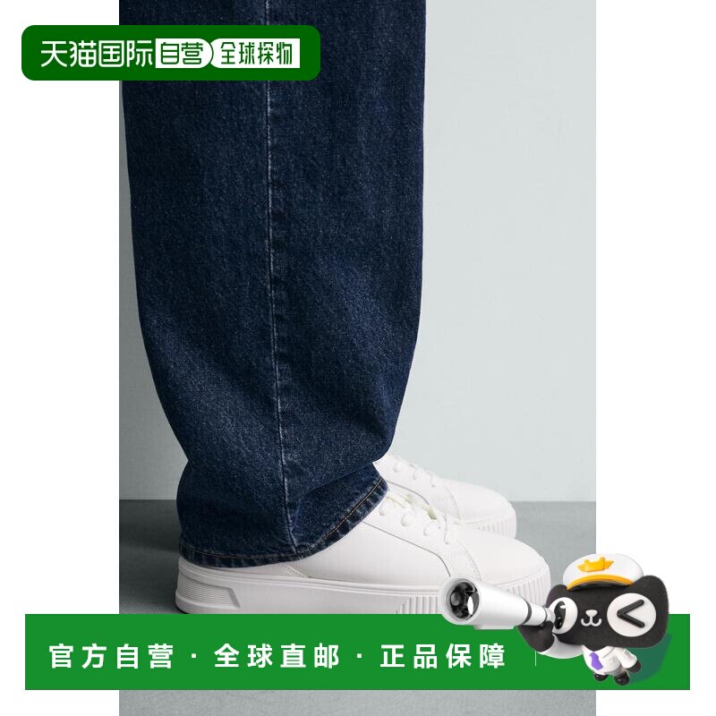 日本直邮Zara黑白厚底运动鞋
