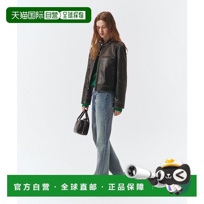 韩国直邮Dunst2023秋冬新品中性风经典女款牛仔裤UDPA3C205B2