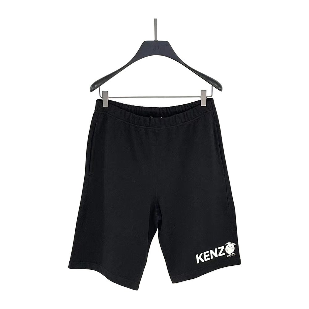 KENZO 男士短裤 PFE55PA8084MG99J SS2024 黑色 logo标识短裤