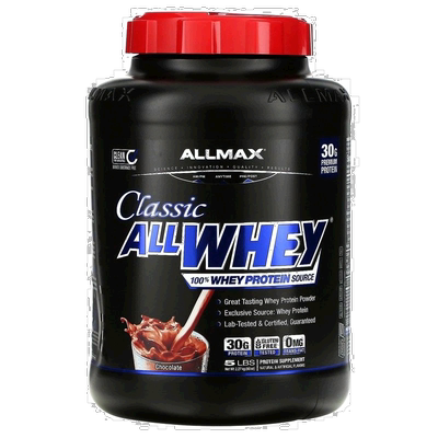 香港直发allmax nutrition全乳清蛋白粉2.27千克分离蛋白质巧克力