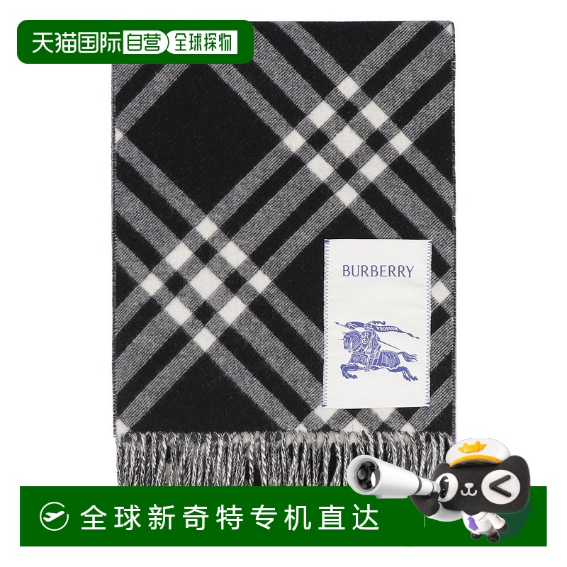 1h可退 香港直邮BURBERRY 女士围巾 8099650162665A1189 CO 黑色