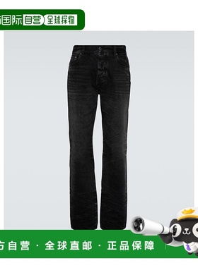 1h可退 香港直邮AMIRI 男士 Stack 直筒牛仔裤 black黑色 舒适时