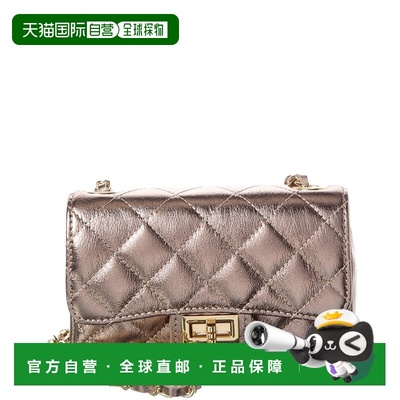 自营Persaman New York Jennie Metallic Quilted Leather Crossb