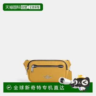 Elias 美國直郵Coach 迷你腰包蔻馳皮革
