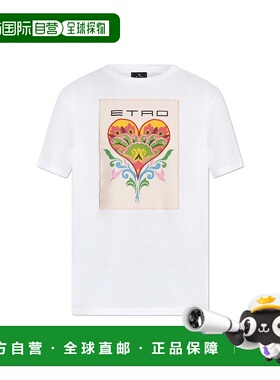 1h可退 香港直邮ETRO 女士T恤 WRMA0005AK787W0111 SS2025 白色 T