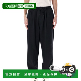 香港直邮Y-3 男士健身裤 KH3218BLK SS2026 黑色 WOOL JOGGING