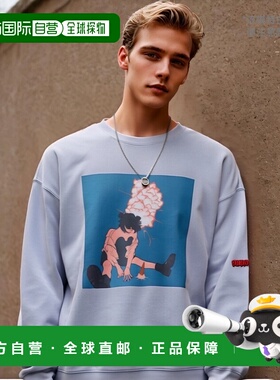 1h可退 日本直邮PAGEBOYLIM 男女同款maniko插画圆领卫衣 318807