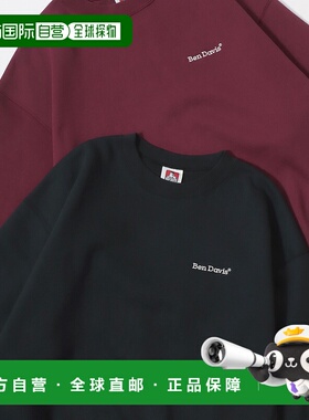 1h可退 日本直邮BEN DAVIS 男女同款 宽松版型 裏起毛 圆领卫衣 l