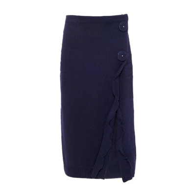 PRADA 女士半身裙 21435129OS231F0008 AW2023 蓝色