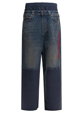 BALENCIAGA 男士休闲裤 831646TSW714011 AW2025 蓝色