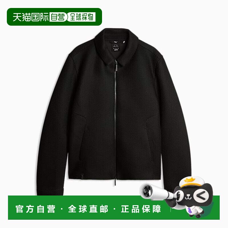 日本直邮Puma/彪马纯色拉链口袋长袖翻领夹克外套男款 639388-82图片
