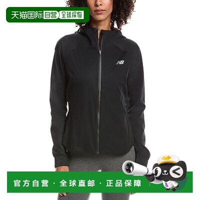 自营New Balance Reflective Woven Jacket - black 美国奥莱直发