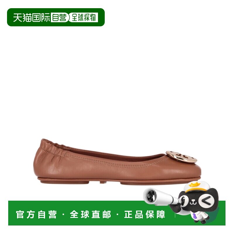 香港直邮Tory Burch MINNIE旅行芭蕾鞋 50393#汤丽柏琦单鞋一脚蹬