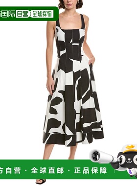 自营Milly Grand Foliage Dress - Black 连衣裙美国直发奥莱