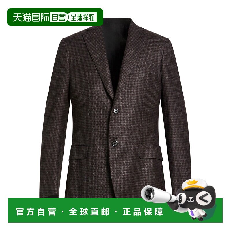 1h可退 香港直邮Brioni 布里奥尼 男士 西装外套 brown棕色 舒适