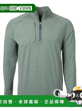 自营 cutter & buckCutter&Buck Adapt生态针织麻灰色男式四分之-