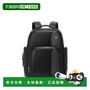 自营欧洲直邮Tumi途明 Arrive男士黑色皮革拉链开合双肩包