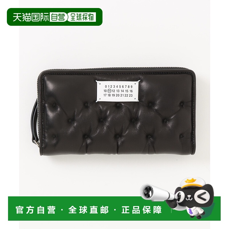 1h可退 日本直邮Maison Margiela 男女同款 羊革 钱包 拉链环绕设