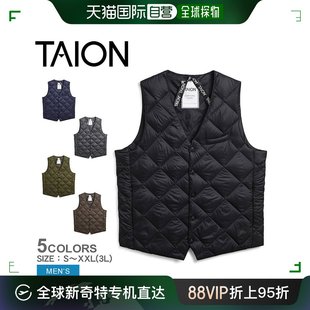 003CI拉链 羽绒马甲羽绒服TAION 单件羽绒马甲男士 日本直邮TAION