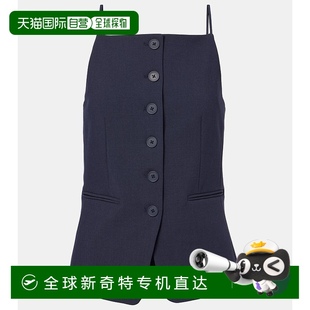 Una 香港直邮Staud 舒适时尚 1h可退 blue蓝色 crêpe 女士 上衣