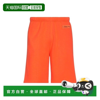 自营Heron Preston Cotton Men's Shorts - orange 美国奥莱直发