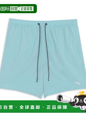日本直邮PUMA 中长款男士泳裤 907660 30 MNT