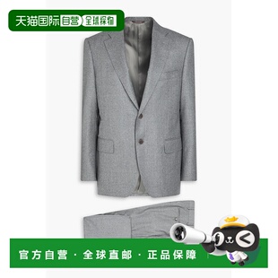 1h可退 香港直邮Canali 康钠丽 男士 修身羊毛法兰绒套装 AN00019