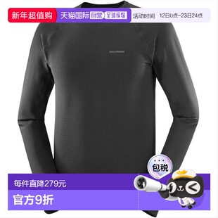 日本直邮Salomon ESSENTIAL LIGHTWARM CN M 圆领衬衫男士LC26038