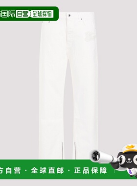 1h可退 香港直邮off-white 男士 90s 徽标牛仔裤 OMYA177S24DEN00