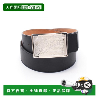 1h可退 日本直邮中古LV路易威登男B级9新belt腰带牛皮腰带黑色复B