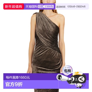 1h可退 香港直邮rick owens 瑞克 欧文斯 女士 AMIRA 灰褐色上衣