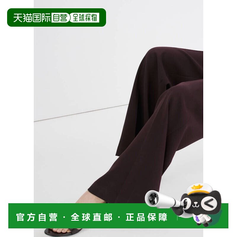自营欧洲直邮MANGO 女士巧克力色聚氨酯细带猫跟高跟细高跟凉鞋图片