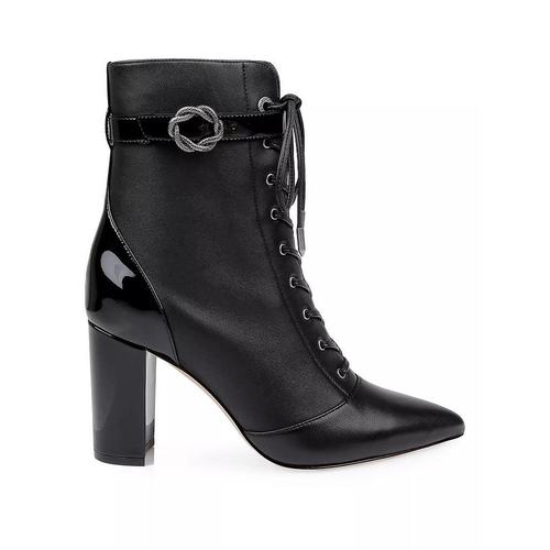 美国直邮L AGENCE Elegante 85MM 真皮短靴 女鞋 时装靴