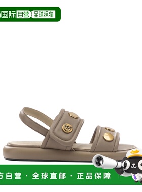 香港直邮PINKO 女士凉鞋 SD0521P003L15 SS2026 棕色 Fiona Leath