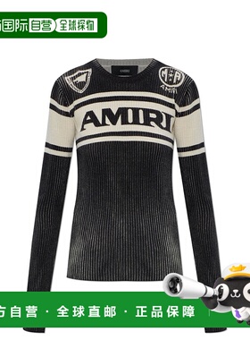 1h可退 香港直邮AMIRI 女士针织衫 AWTOKN10080001 SS2026 黑色 W