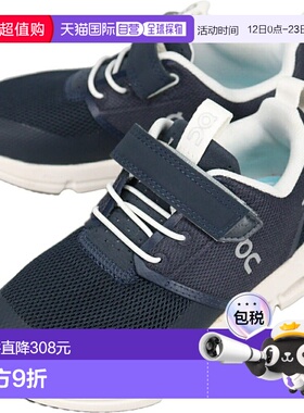 日本直邮On 儿童Cloudleap 运动鞋午夜蓝/白色3KD11430692