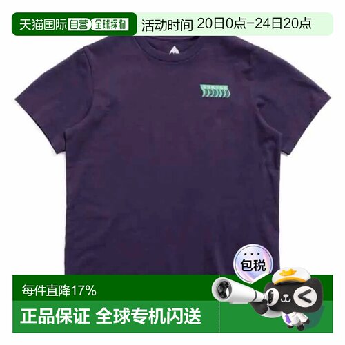 欧洲直邮BURTON 短袖T恤 Throwback 1992
