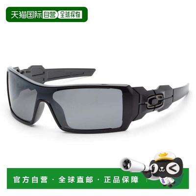 自营Oakley Men's 50 mm Black Sunglasses - polished black 美