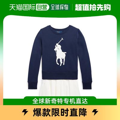 香港直邮潮奢 Polo Ralph Lauren 女童Polo OTH Jn32 连衣裙童装