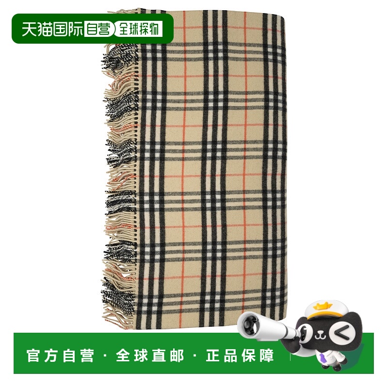 香港直邮BURBERRY 男士T恤 8109573 AW2025 浅棕色 A:HM CHECK BL