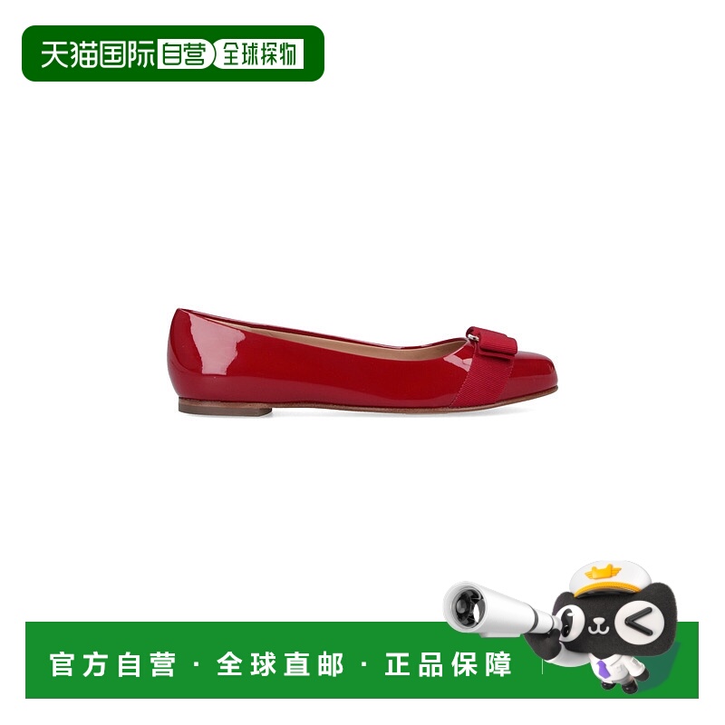 香港直邮Salvatore Ferragamo 菲拉格慕 女士 Ferragamo 红色平底
