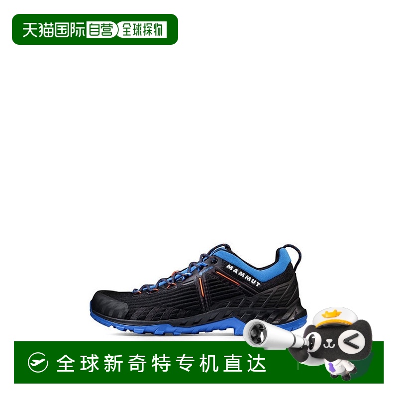 日潮跑腿MAMMUT猛犸象 Alnasca Knit III GTX男式低帮登山鞋-glac