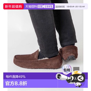 日本直邮UGG 1101110 男士莫卡辛鞋 M ASCOT 男鞋 M Ascot 皮用鞋
