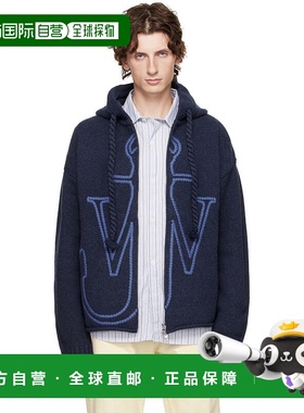 1h可退 香港直邮潮奢 J.W. Anderson 男士 海军蓝 Anchor Embroid