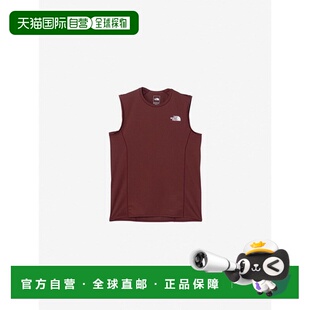 男士 无袖 Dry 日本直邮The NT12587 Face Dot轻薄圆领衫 North