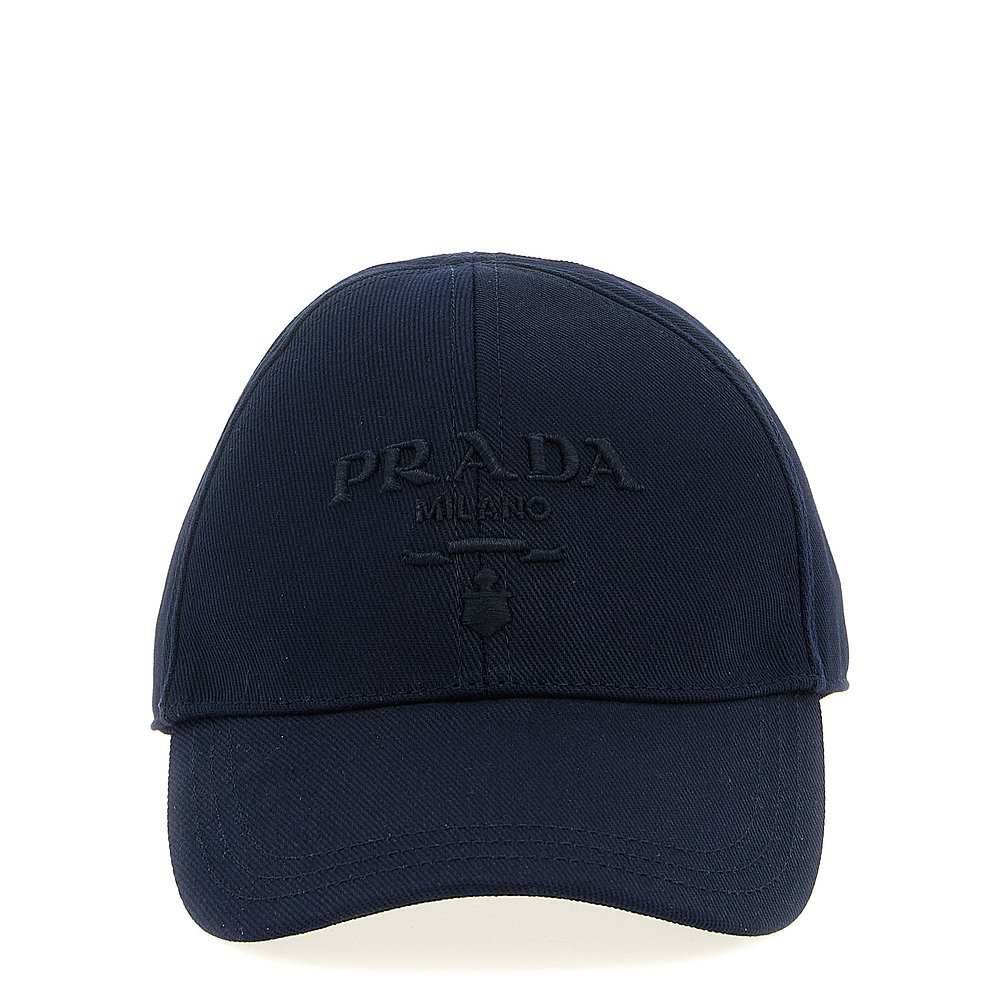 PRADA 男士帽子 2HC2742CXLF0008 CO 黑色 CAPPELLI