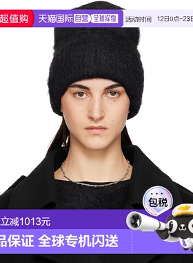 1h可退 香港直邮潮奢 toteme 女士 黑色毛线帽 244WSH1524YA0106