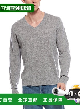 自营Mette Cashmere V-Neck Sweater - Grey 毛衣美国直发奥莱