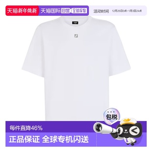 圆领T恤 短袖 Men高档显瘦小众透气舒适百搭 24SS 香港直邮FENDI