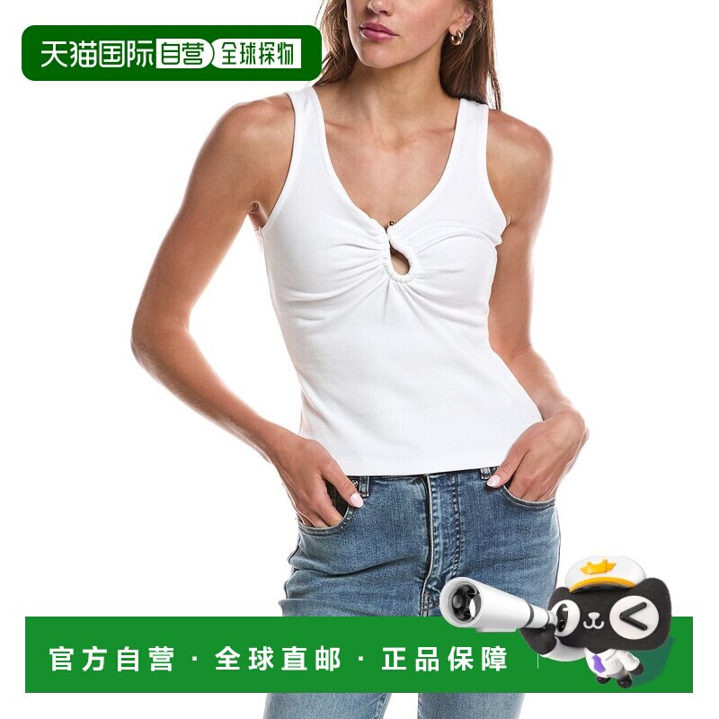 自营Bardot Mason罗纹背心-紫色性感 美国直发奥莱 美国奥莱直发